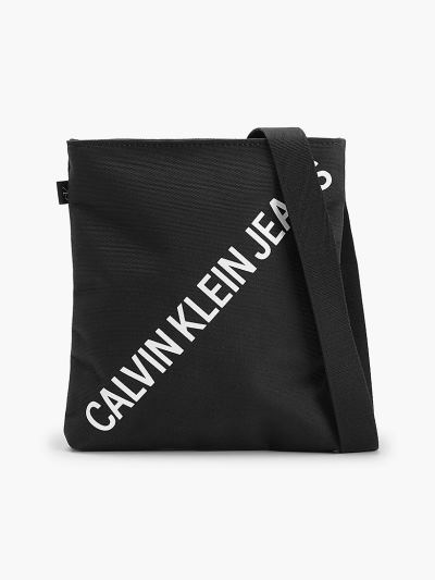 Calvin Klein Táskák & Kiegészítők HU170532 | Calvin Klein Recycled Nylon Micro Flat Férfi Crossbody